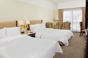 Superior Room, 2 Double Beds | In-room safe, desk, soundproofing, iron/ironing board