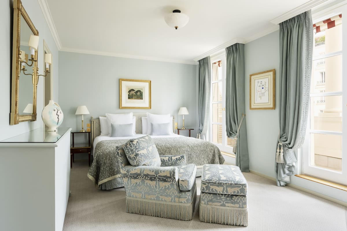 Suite, Terrace (Azur) | 1 bilik tidur, cadar kapas Mesir, peralatan tempat tidur premium