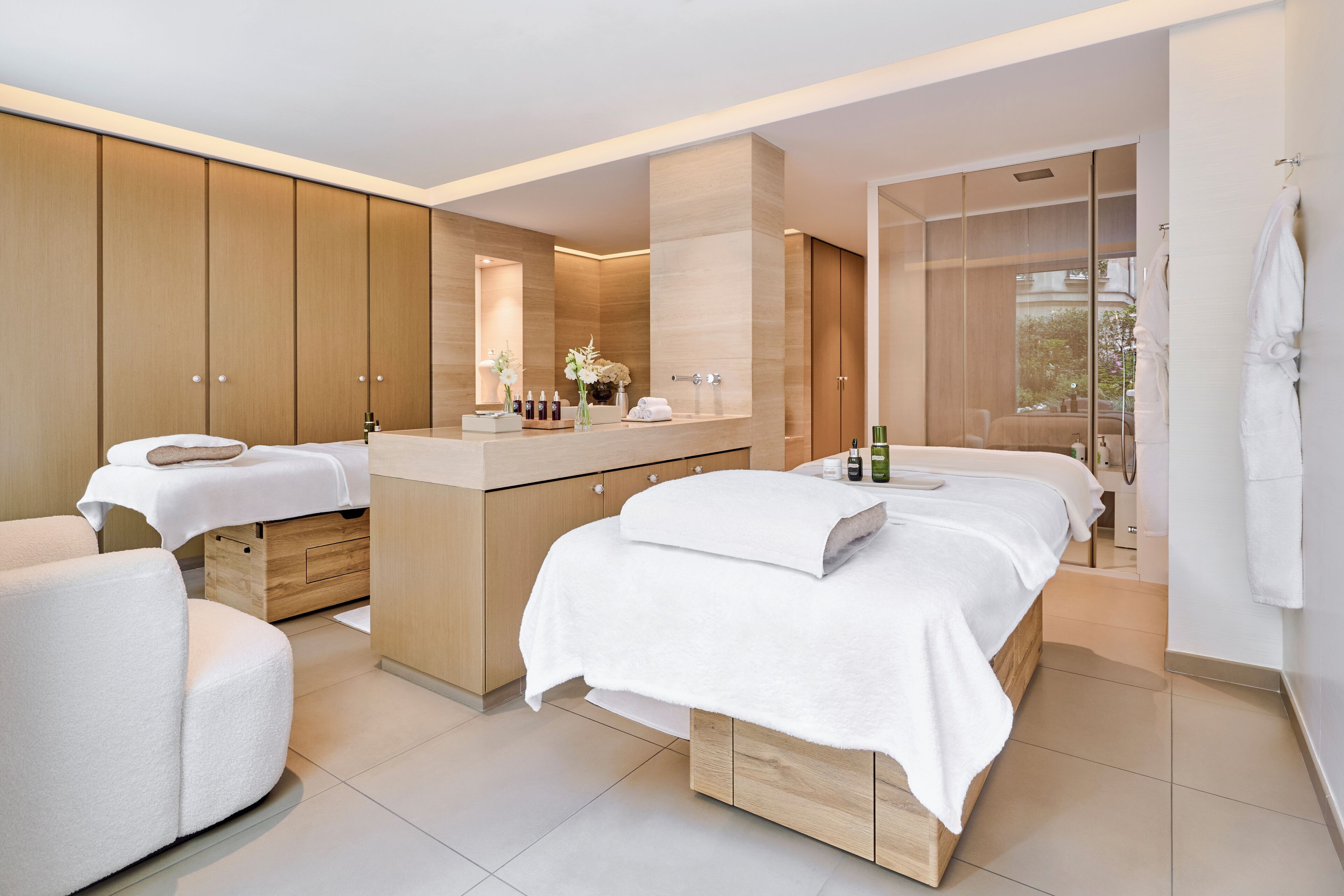 Couples treatment rooms, steam room, Turkish bath, body treatments