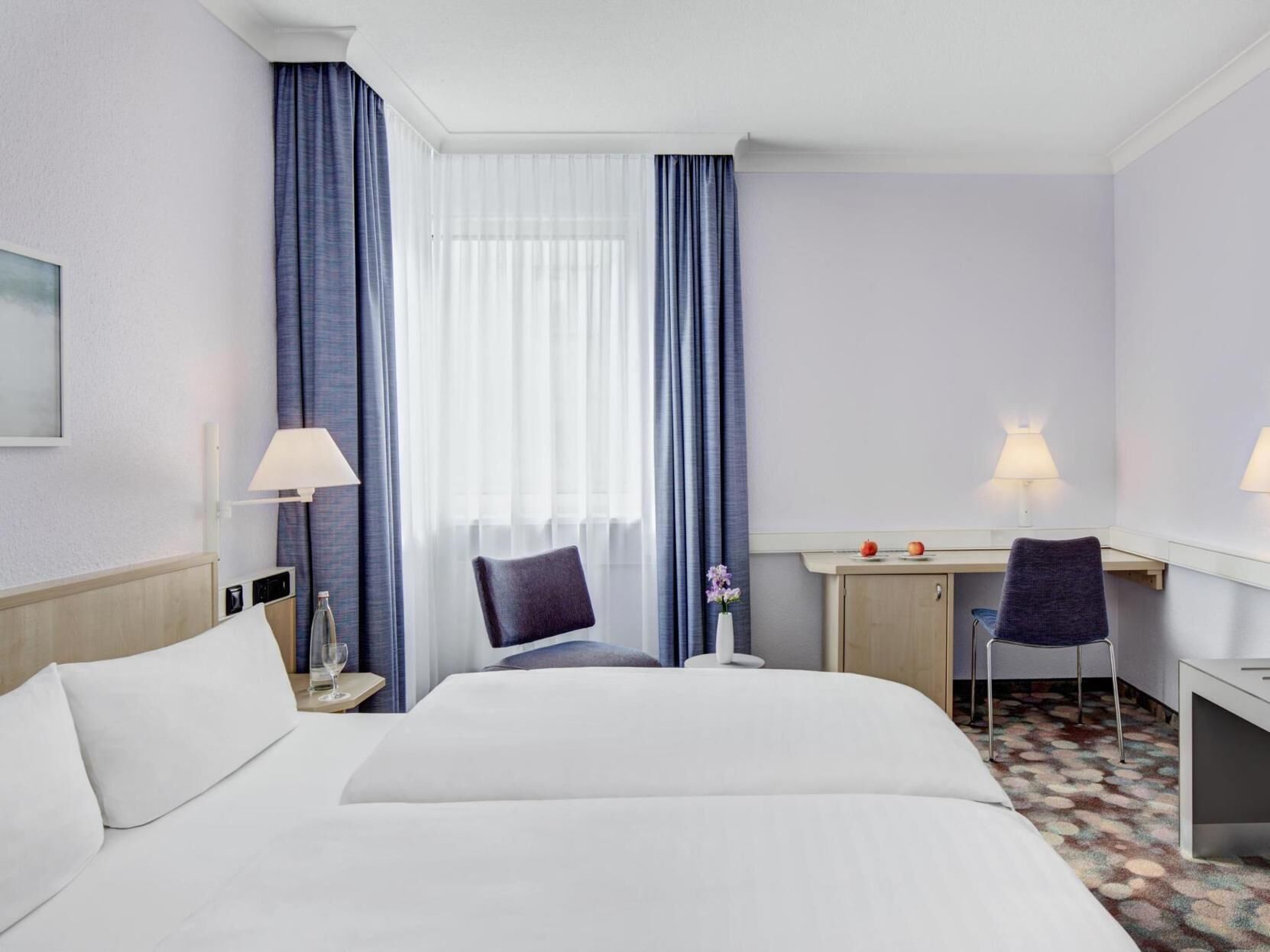 1 bedroom, hypo-allergenic bedding, in-room safe, desk