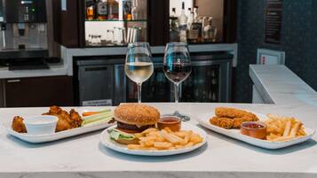 Breakfast and dinner served, American cuisine