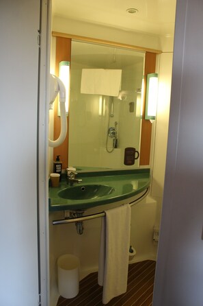 Standard Room, 1 Double Bed | Bathroom | Shower, eco-friendly toiletries, hair dryer, towels