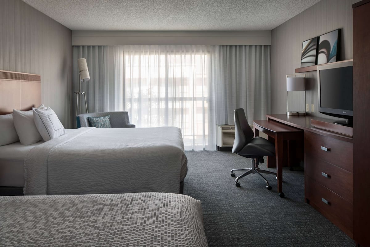 Room, 2 Queen Beds (Balcony Pool View) | 1 bedroom, Egyptian cotton sheets, premium bedding, down comforters