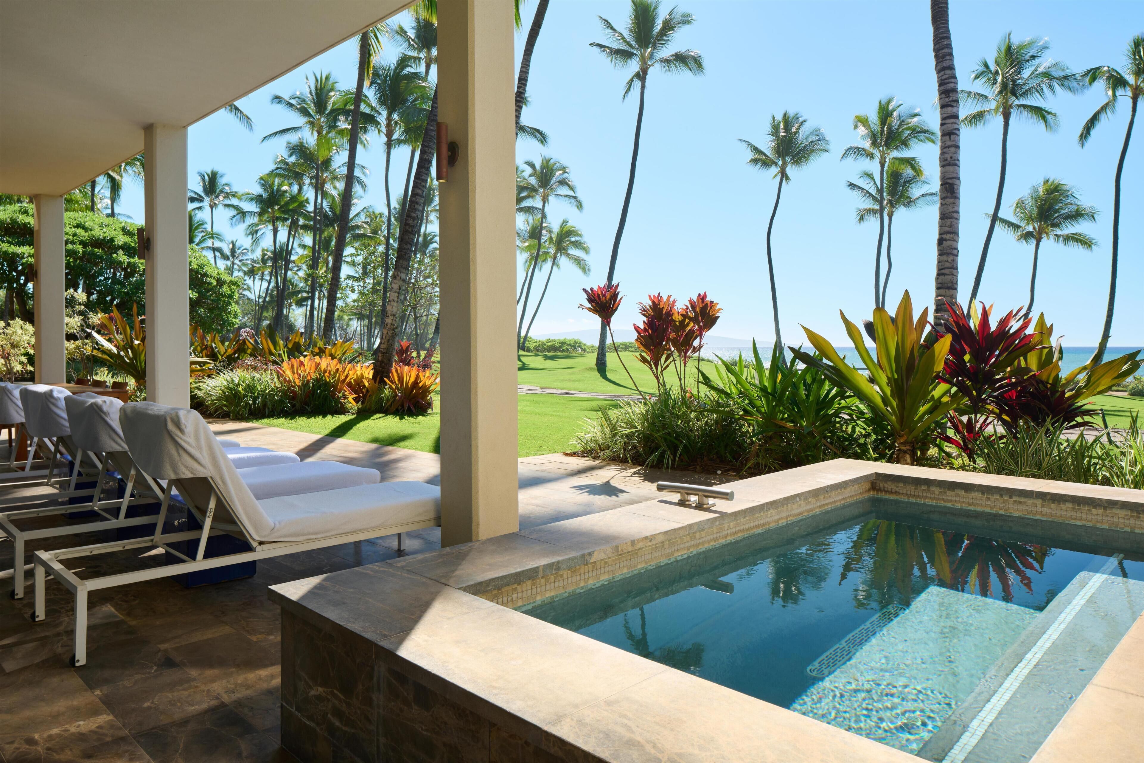 3 Bedroom Villa, Oceanfront (2 King and 2 Queen Bed) | Roupas de cama premium, edredons de pluma