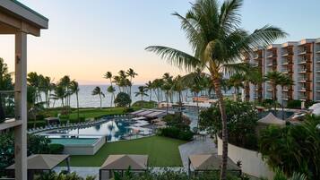 3 Bedroom Villa, Full Ocean View (2 King and 2 Queen Bed) | View from room