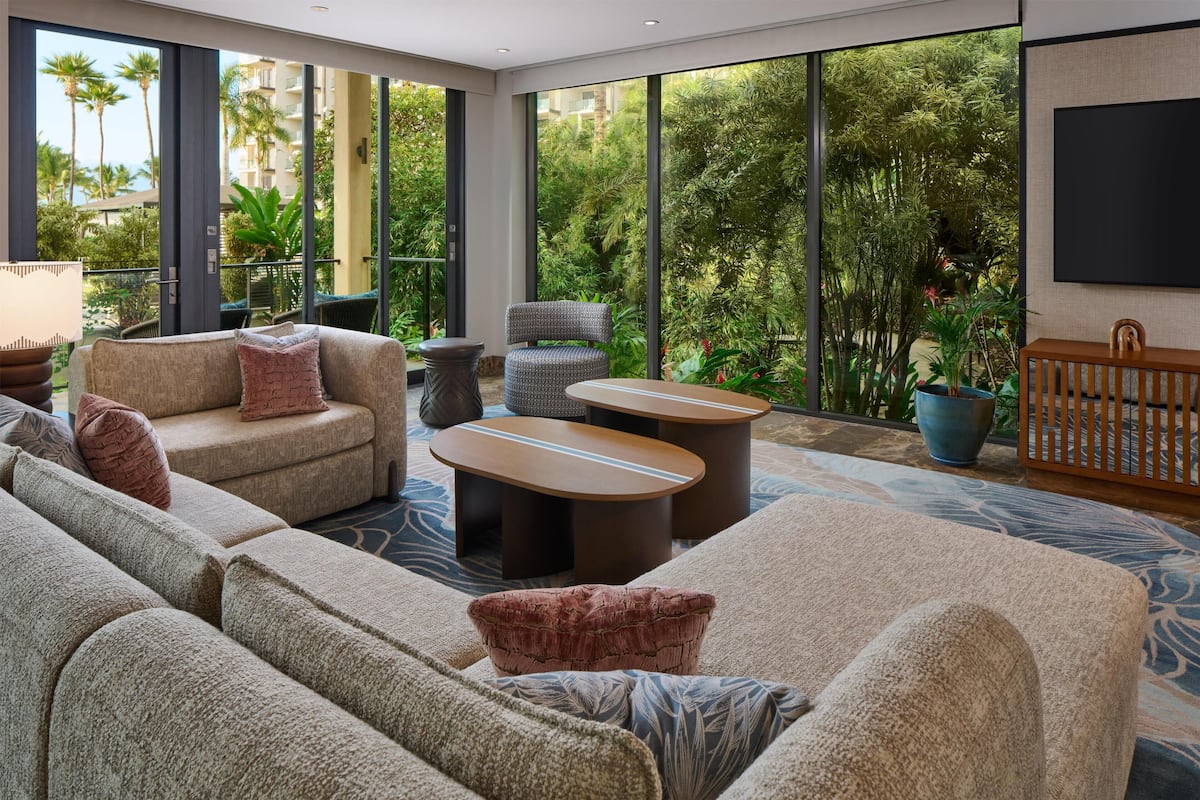 3 Bedroom Villa, Garden View (2 King and 2 Queen Bed) | Ropa de cama de alta calidad, edredón y artículos del minibar gratis