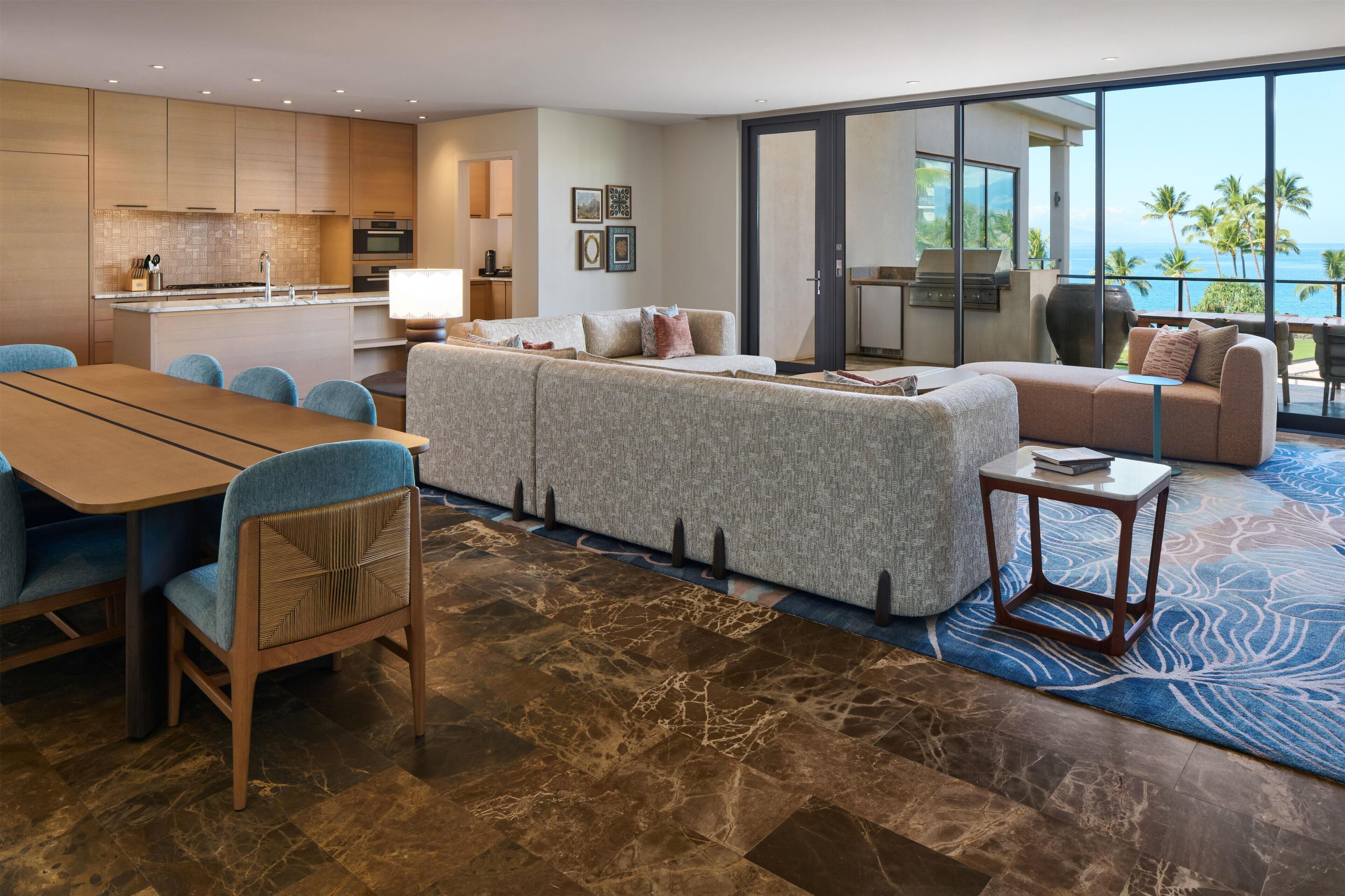 3 Bedroom Villa, Full Ocean View (2 King and 2 Queen Bed) | Pemandangan dari bilik