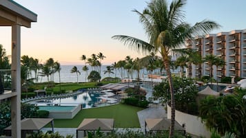 3 Bedroom Villa, Full Ocean View (2 King and 2 Queen Bed) | View from room