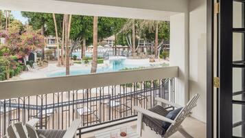 Room, 1 King Bed (Pool) | Balcony view