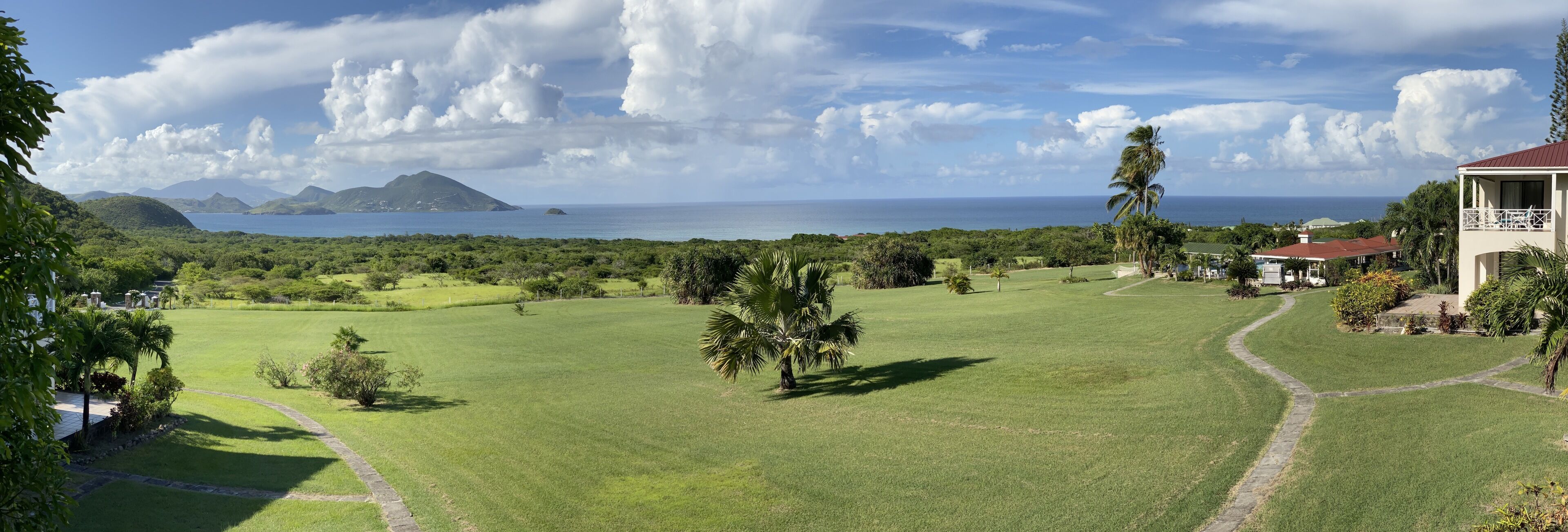 outdoor wedding area