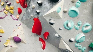 A variety of colorful geometric shapes and objects on a textured surface. - Holiday Inn Northampton by IHG (Northampton)