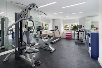 Fitness center at YVE Hotel Miami