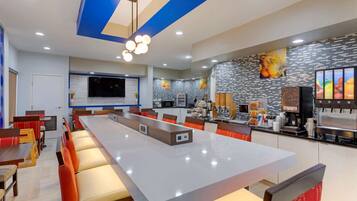 Free daily on-the-go breakfast