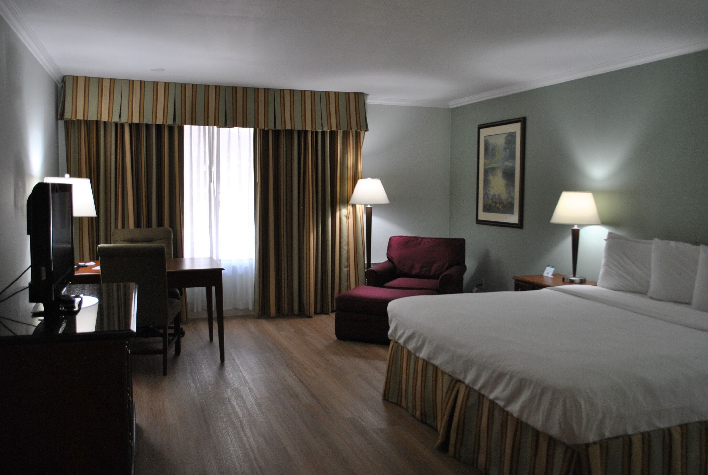 executive room, 1 king bed, non smoking | 1 bedroom, desk, laptop workspace, blackout curtains