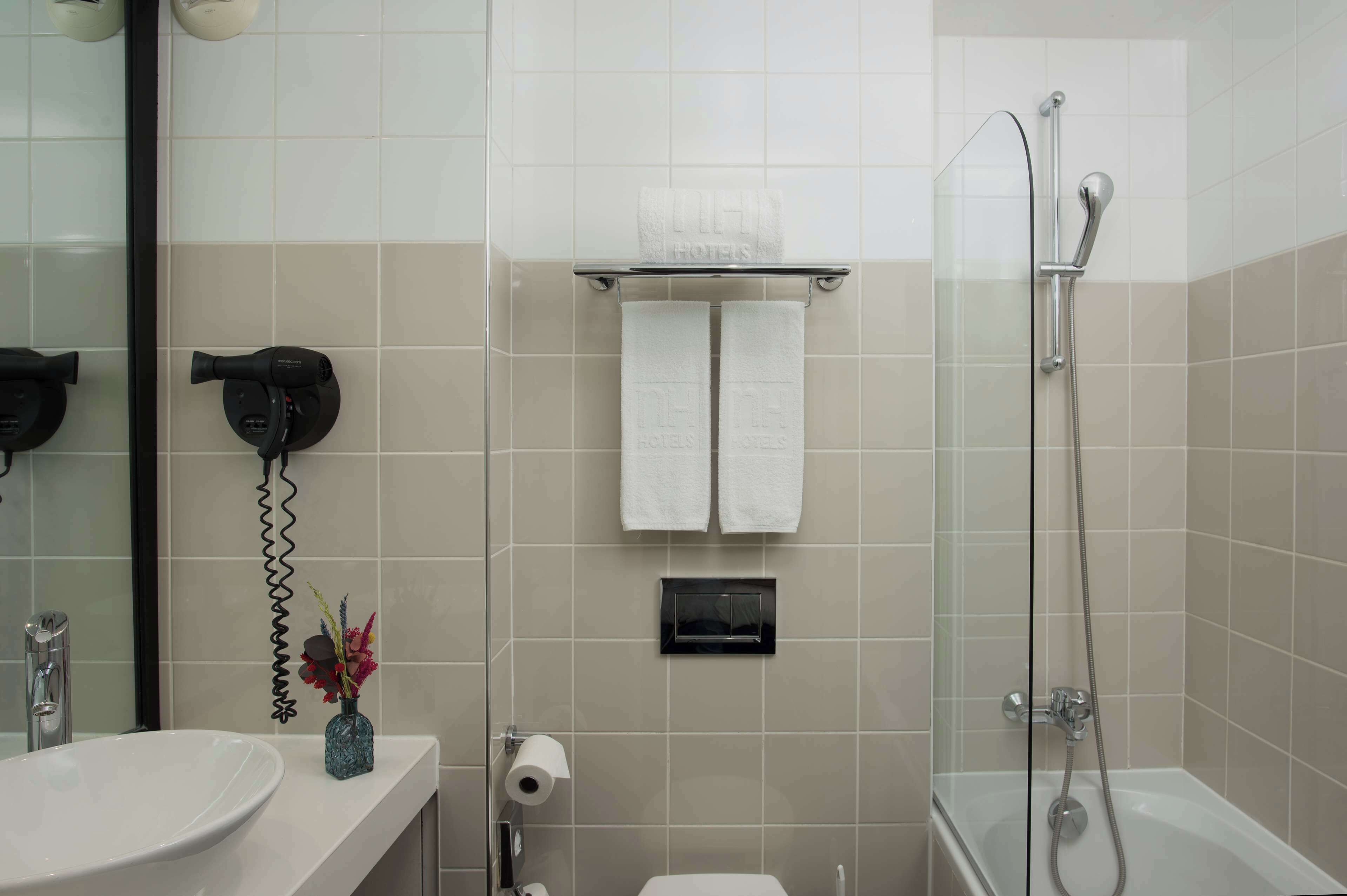 free toiletries, hair dryer, towels, soap