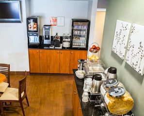Free daily on-the-go breakfast