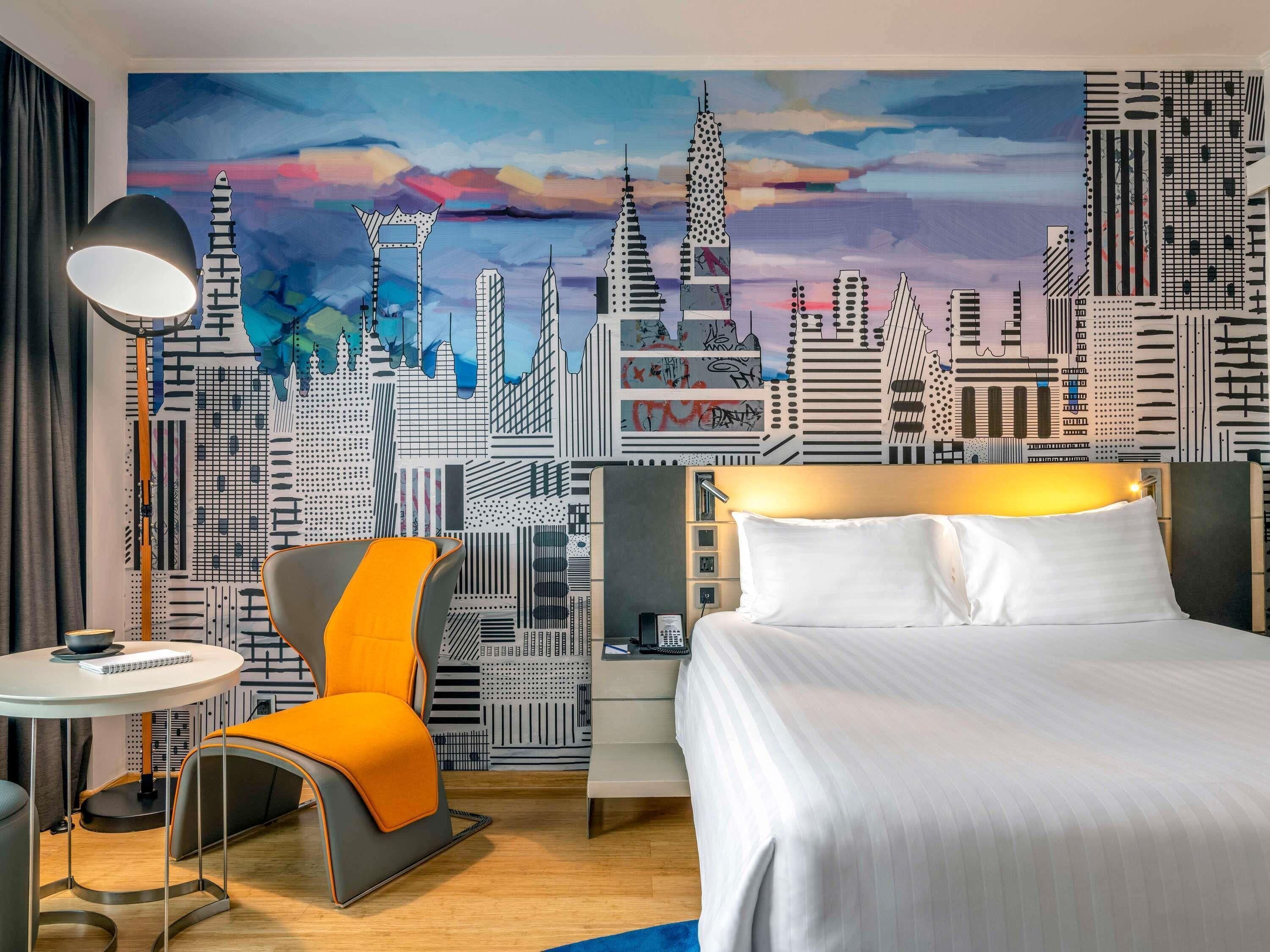 Down duvets, minibar, in-room safe, desk