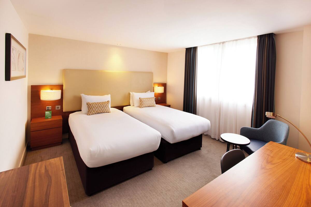 Standard Twin Room | Hypo-allergenic bedding, in-room safe, desk, laptop workspace