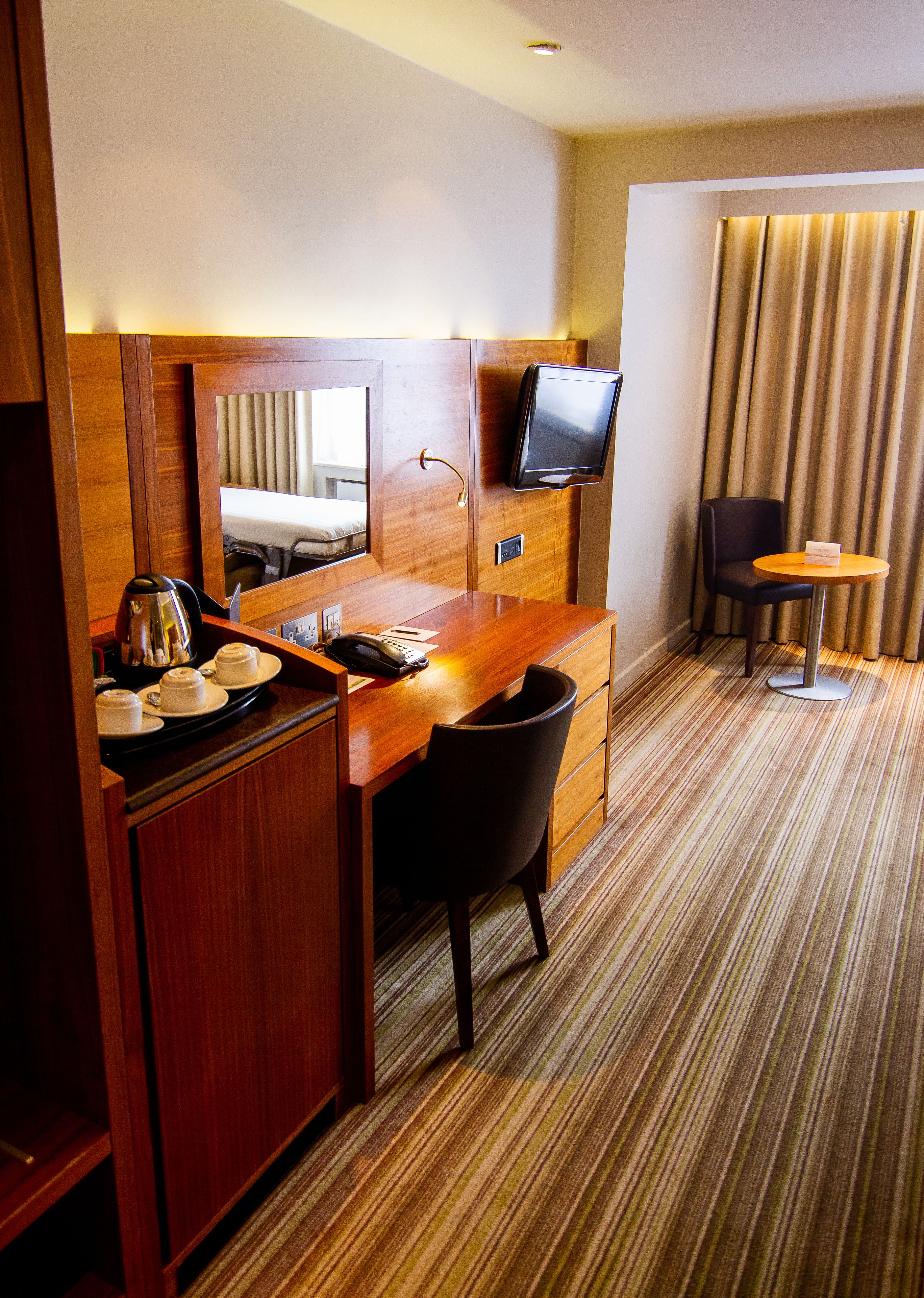 in-room safe, desk, blackout curtains, soundproofing