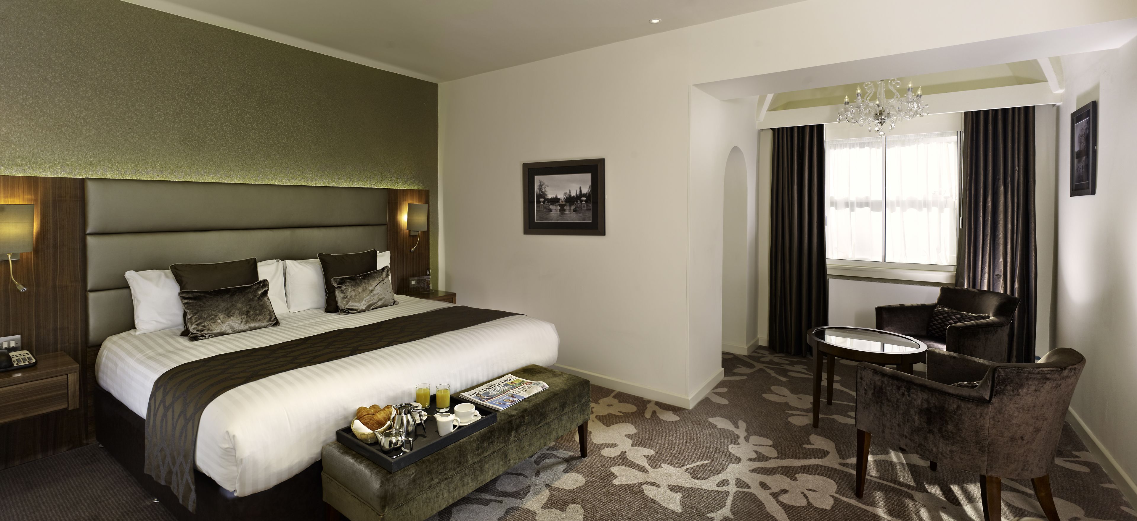 club suite | in-room safe, desk, blackout curtains, soundproofing