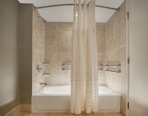 Suite, 1 King Bed, Accessible, Bathtub | Bathroom