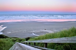 Aan het strand