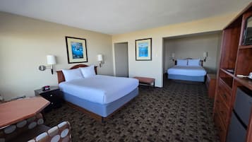 Standard Room, 2 Queen Beds, Ocean View | Iron/ironing board, free WiFi, bed sheets