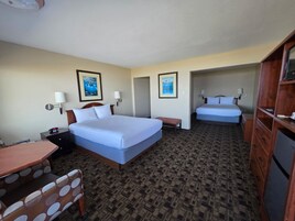 Standard Room, 2 Queen Beds, Ocean View | Iron/ironing board, free WiFi, bed sheets