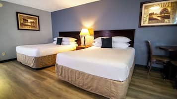 Standard Room, 2 Queen Beds | Desk, laptop workspace, iron/ironing board, free WiFi