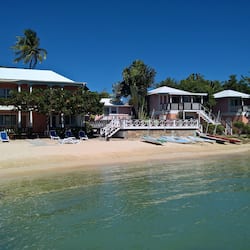 Private beach, sun loungers, beach towels, beach massages