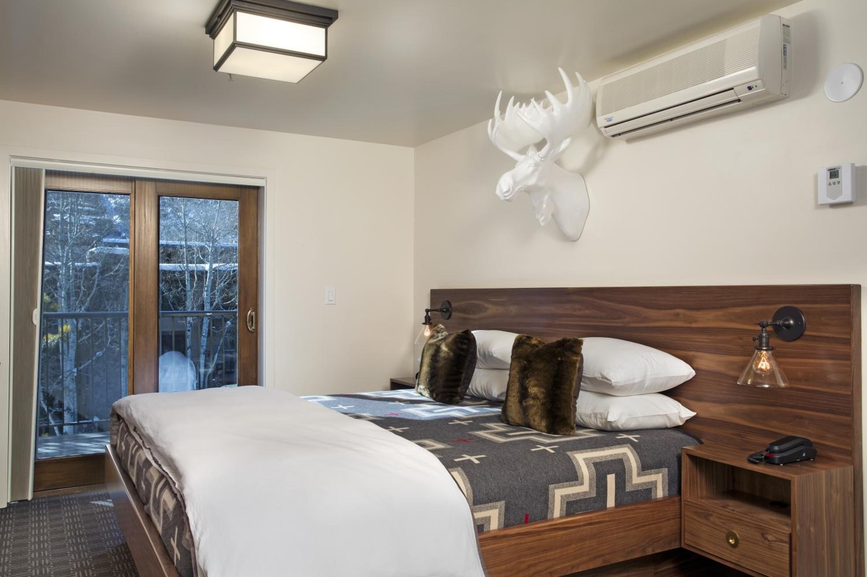 premium bedding, desk, iron/ironing board, free cots/infant beds