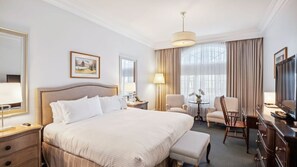Luxury Room, 1 King Bed | Frette Italian sheets, premium bedding, down comforters, in-room safe