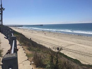 On the beach