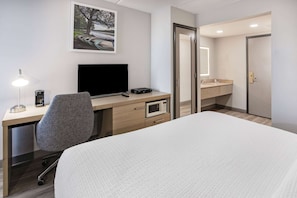 Desk, laptop workspace, soundproofing, iron/ironing board