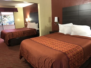 Room, 2 Queen Beds, Non Smoking (No A/C) | Desk, iron/ironing board, rollaway beds, free WiFi