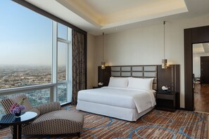 Suite, 1 King Bed, City View | Down comforters, pillowtop beds, free minibar items, in-room safe - Four Points by Sheraton Kuwait (Kuwait City)