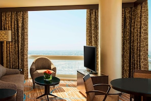 Business-Suite, 1 King-Bett, Nichtraucher (View) | Daunenbettdecken, Pillowtop-Betten