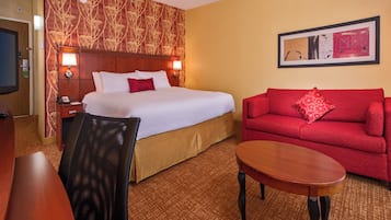 In-room safe, desk, laptop workspace, blackout curtains