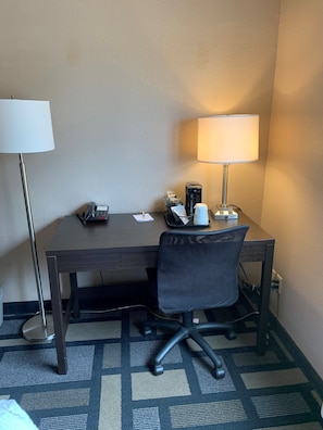 In-room safe, desk, free cribs/infant beds, rollaway beds