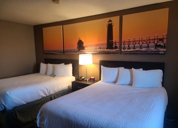 Standard Room, 2 Queen Beds | In-room safe, desk, free cribs/infant beds, rollaway beds - Days Inn by Wyndham Watertown (Watertown)