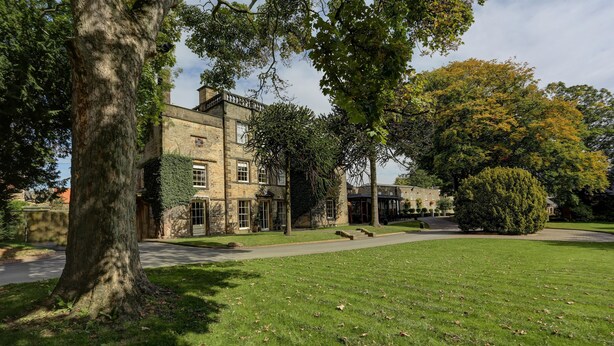 A historic building with a stone facade, large windows, and a well-maintained lawn. - Mosborough Hall Hotel, BW Signature Collection (Sheffield)
