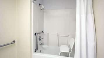 Room, 1 Queen Bed, Accessible (Bathtub) | Bathroom