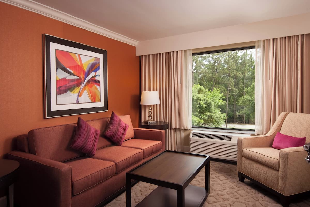 Junior Suite, 1 Katil Raja (King) dengan Katil Sofa | Ruang tamu | 42 inci sebuah televisyen pintar dengan digital, TV, Netflix