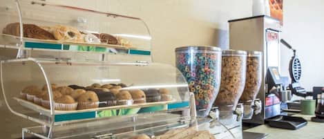 Free buffet breakfast