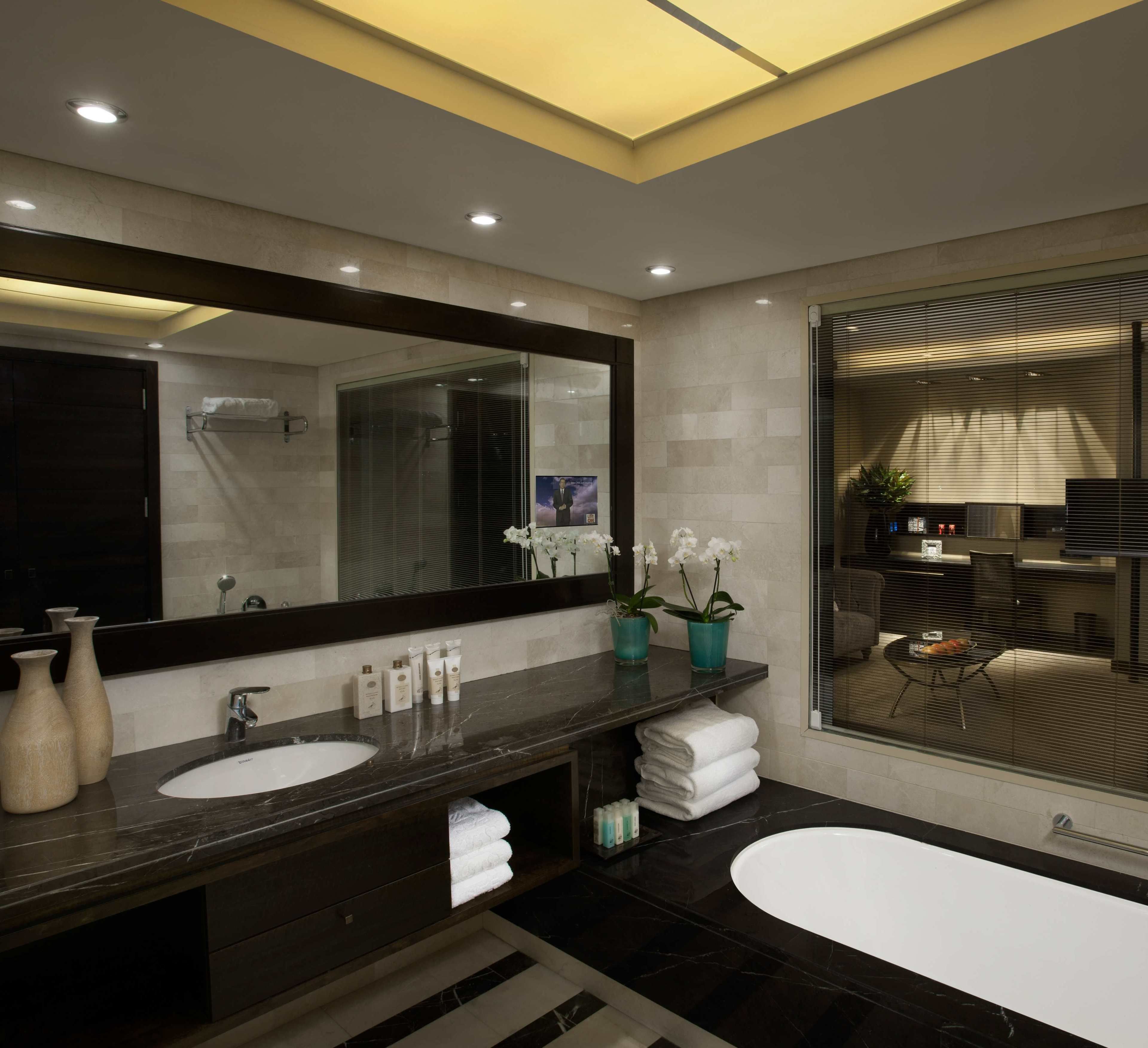 free toiletries, hair dryer, slippers, towels