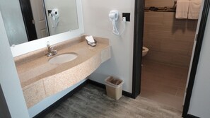 Standard Room, 1 King Bed, Smoking | Bathroom sink