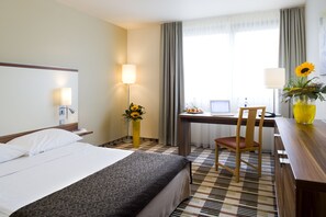 In-room safe, desk, blackout curtains, soundproofing