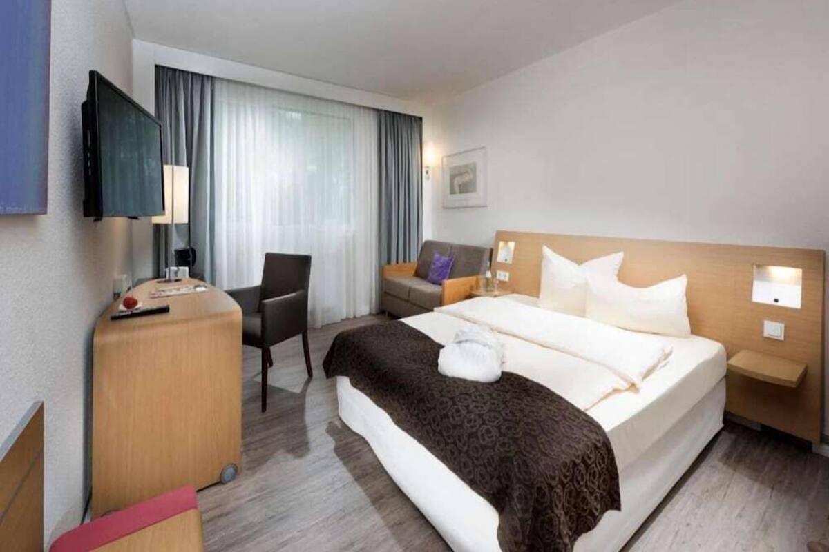 In-room safe, desk, blackout curtains, soundproofing