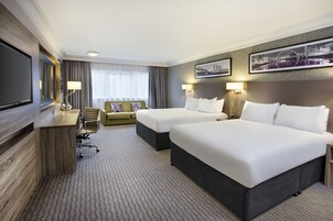 Hypo-allergenic bedding, in-room safe, desk, laptop workspace