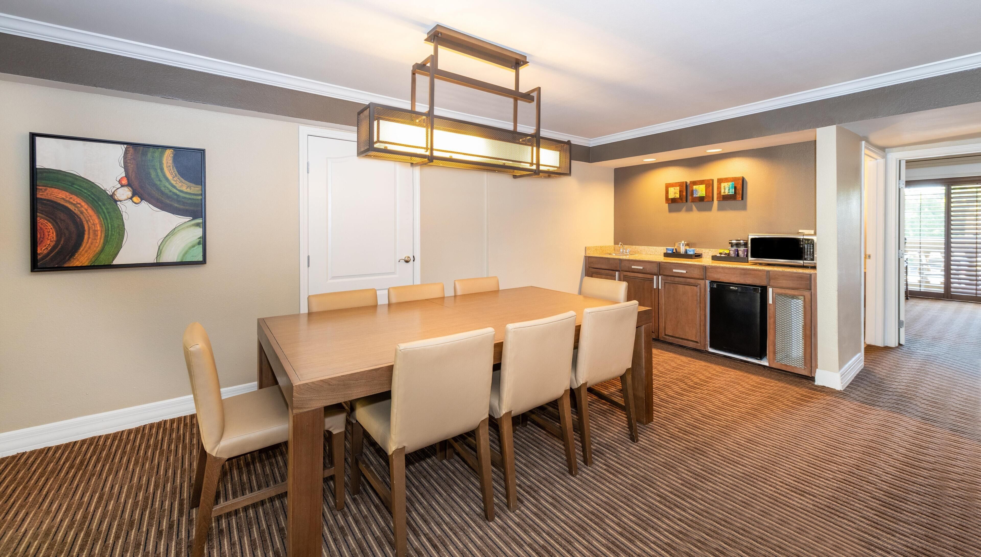 Suite, 1 King Bed (Ambassador, Agave) | Private kitchen | Fridge, coffee/tea maker